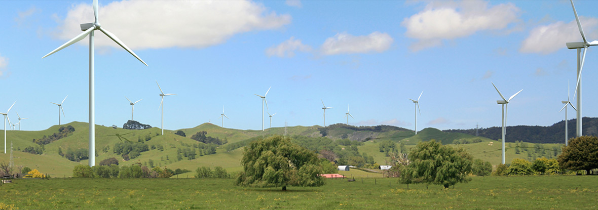 Windfarm 3D visualisation by U6 Photomontages